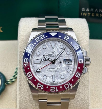 Rolex Gmt-master Ii Unworn Gmt-master Ii 40mm Meteorite Dial White Gold Bracelet 126719blro Box Papers 2024