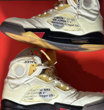 Size 12 - Jordan 5 Sp Off-white Mid Sail