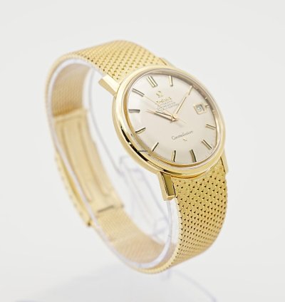 Omega Constellation 18k Gelbgold Ref 168 004 New Service