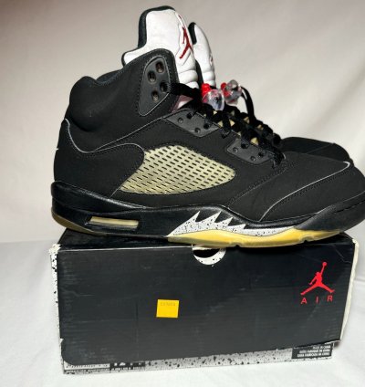 Size 12 - Nike Air Jordan 5 Retro Og Metallic Men Shoes