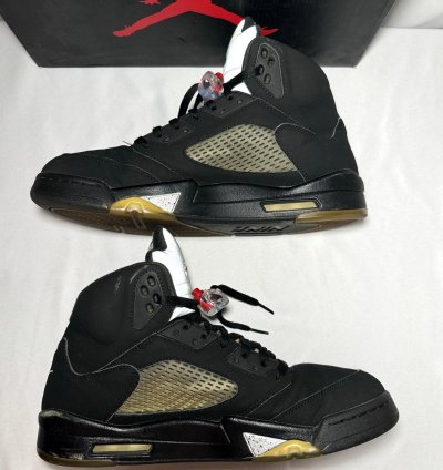 Size 12 - Nike Air Jordan 5 Retro Og Metallic Men Shoes