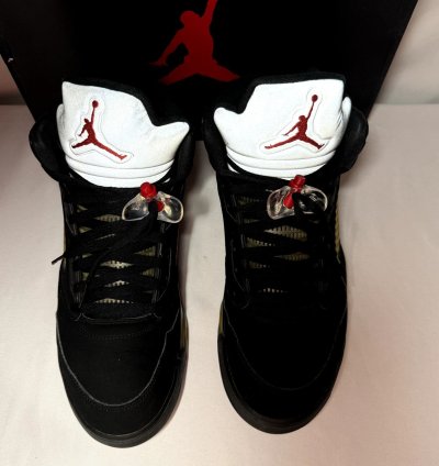 Size 12 - Nike Air Jordan 5 Retro Og Metallic Men Shoes