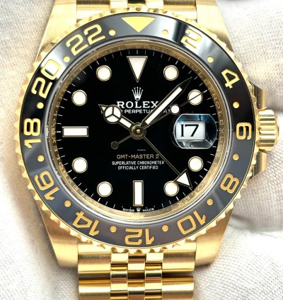 Rolex Gmt-master Ii Unworn Gmt-master Ii 40mm Yellow Gold Jubilee Bracelet 126718grnr Box Papers 2024