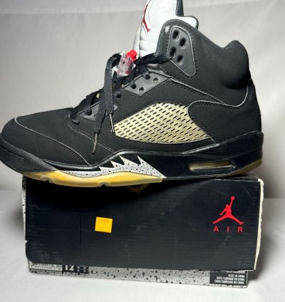 Size 12 - Nike Air Jordan 5 Retro Og Metallic Men Shoes