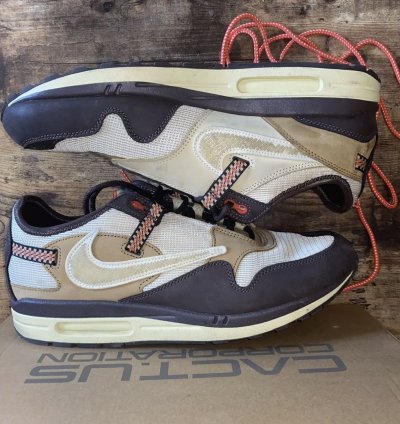 Size 12 5 - Travis Scott Nike Air Max 1 Baroque Brown