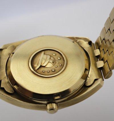 Omega Constellation Automatic 1680057 Full Gold 18kt Unpolished Very Rare