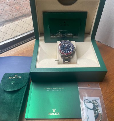 Rolex Gmt-master Ii Unworn Rolex White Gold Gmt