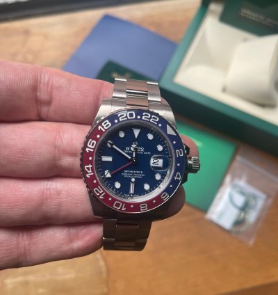 Rolex Gmt-master Ii Unworn Rolex White Gold Gmt