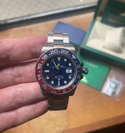 Rolex Gmt-master Ii Unworn Rolex White Gold Gmt