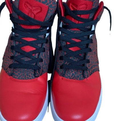 Nike Kobe 9 Lifestyle University Red Cement 2014 Like New