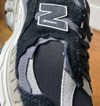 Size 12 New Balance 2002r Protection Pack Black Grey