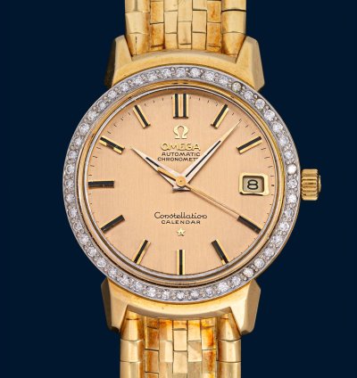 Omega Constellation Calendar Grand Luxe Hooded Lugs Ref 18781