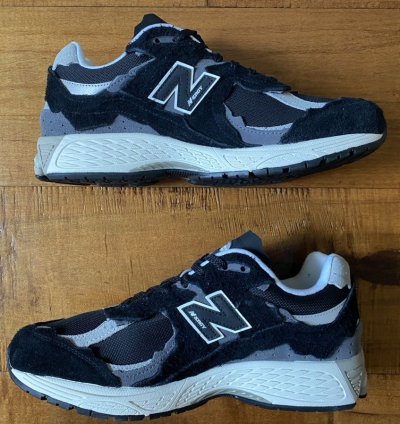 Size 12 New Balance 2002r Protection Pack Black Grey