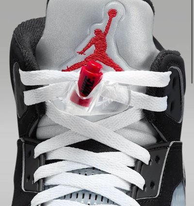 Size 12- Air Jordan 5 Retro Og Black Metallic Reimagined