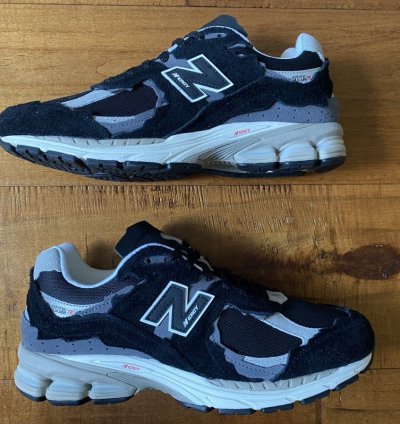 Size 13 New Balance 2002r Protection Pack Black Grey