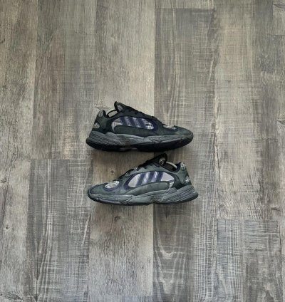 Adidas Yung-1 Purple Plaid 9m