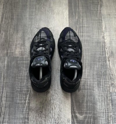 Adidas Yung-1 Purple Plaid 9m