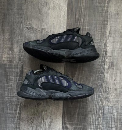 Adidas Yung-1 Purple Plaid 9m