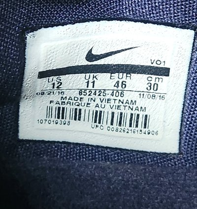Nike Kobe Ad 852425-406 Midnight Navy Size 12