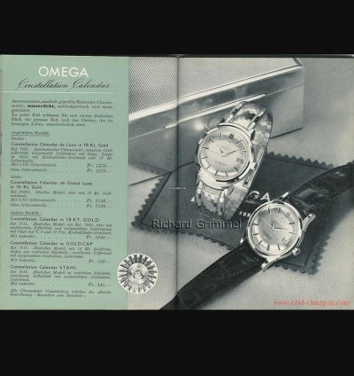 Omega Constellation Chronometer Calendar Grand Luxe Pie Pan 67004 Ot16963