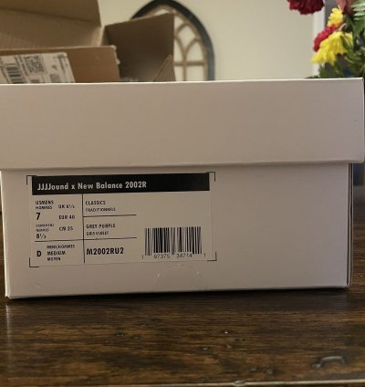 Size 7 Jjjjound New Balance 2002r Storm Blue 2023 New