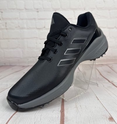 Adidas Zg23 Black Silver Grey Spike Golf Shoes Mens Size 9 5