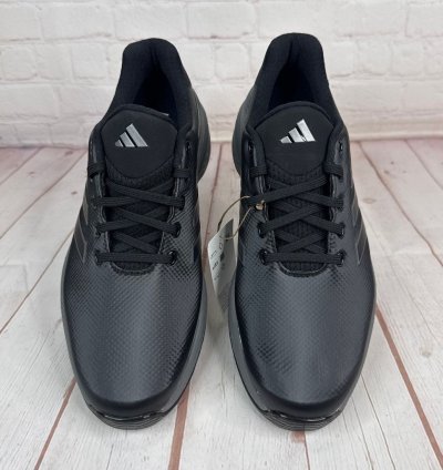 Adidas Zg23 Black Silver Grey Spike Golf Shoes Mens Size 9 5