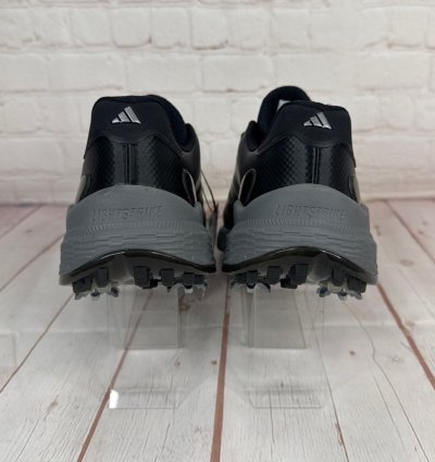 Adidas Zg23 Black Silver Grey Spike Golf Shoes Mens Size 9 5