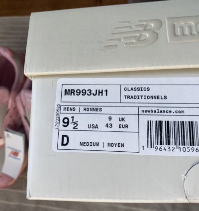 Size 9 5 New Balance 993 Joe Freshgoods Powder Pink