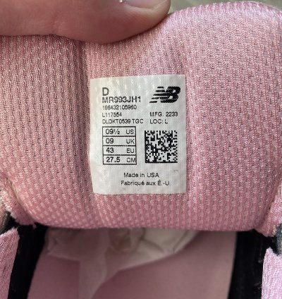 Size 9 5 New Balance 993 Joe Freshgoods Powder Pink