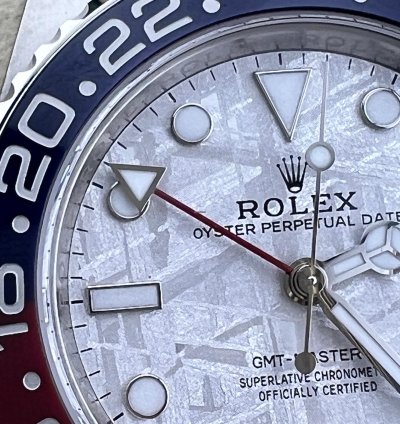 Rolex Gmt-master Ii White Gold Meteorite Dial