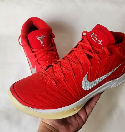 Nike Kobe Ad Tb Basketball Red 942521-600 Size 11 5