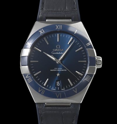 Omega Constellation Co-axial Master Chronometer Blue