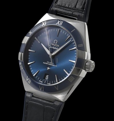 Omega Constellation Co-axial Master Chronometer Blue