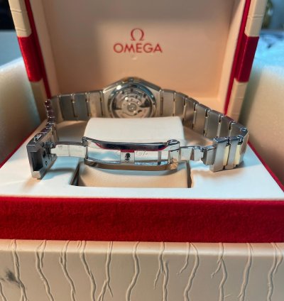 Omega Constellation Co-axial Master Chronometer Full Set - Gold Diamonds