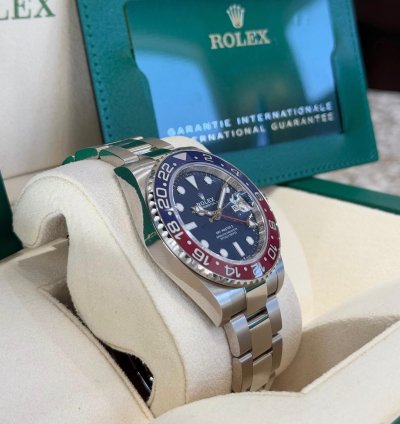 Rolex Gmt-master Ii White Gold Pepsi Blue Dial 2023