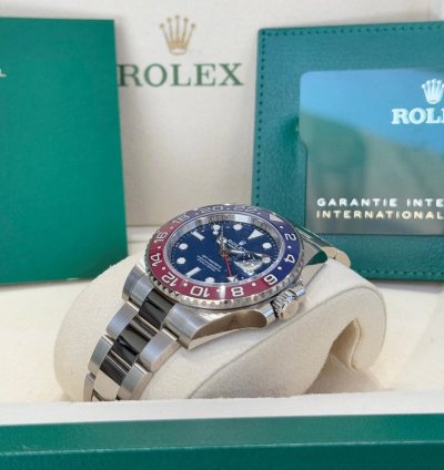 Rolex Gmt-master Ii White Gold Pepsi Blue Dial 2023