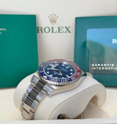 Rolex Gmt-master Ii White Gold Pepsi Blue Dial 2023