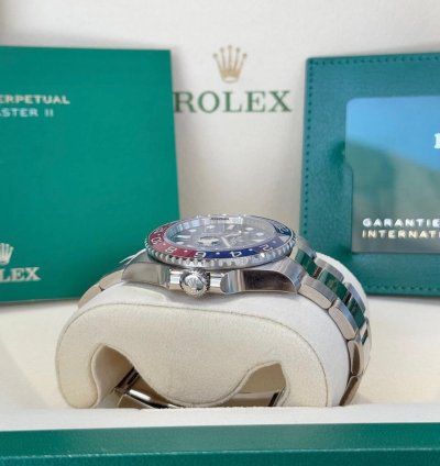 Rolex Gmt-master Ii White Gold Pepsi Blue Dial 2023