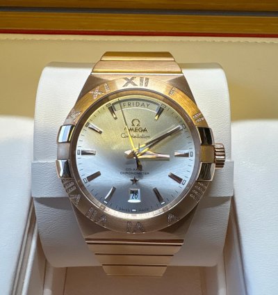 Omega Constellation Day-date 123 55 38 22 02 001 Automatic 2024 Red Gold Very Good