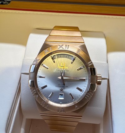 Omega Constellation Day-date 123 55 38 22 02 001 Automatic 2024 Red Gold Very Good