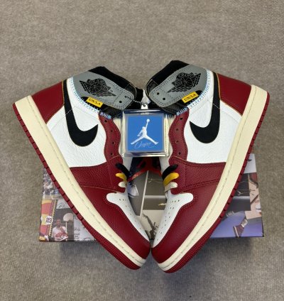 Size 8 Air Jordan 1 Retro High Og Sp Union La Chicago Shadow