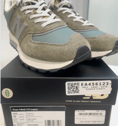 Stone Island New Balance 574 Legacy New In Box 10