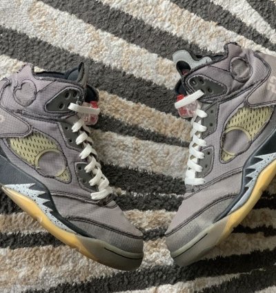 Size 8 Jordan 5 Retro Sp Off White Muslin 2020