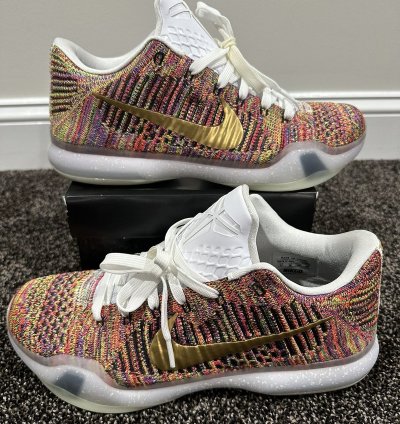 Nike Kobe Bryant 10 Nikeid Multicolor Glow In Dark Sneaker