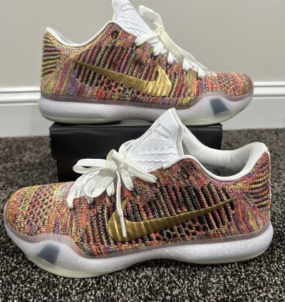 Nike Kobe Bryant 10 Nikeid Multicolor Glow In Dark Sneaker