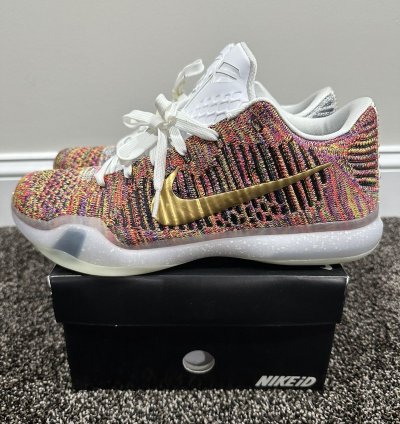 Nike Kobe Bryant 10 Nikeid Multicolor Glow In Dark Sneaker