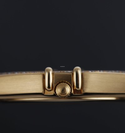 Omega Constellation Day-date Gold Diamond Dial And Bezel 18k Yellow Gold 33mm