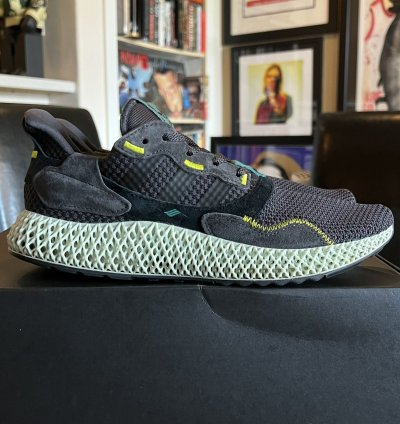 Adidas Zx 4000 4d Carbon Black 9 5 Bd7865 Zx4000