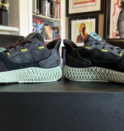 Adidas Zx 4000 4d Carbon Black 9 5 Bd7865 Zx4000